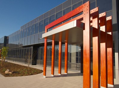 Portico and Outdoor Feature