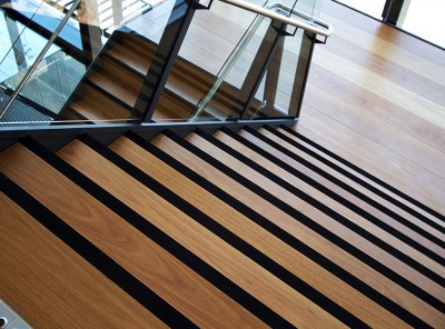 Commercial Blackbutt Staircase